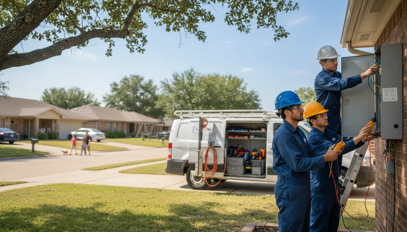 Certified electrician providing emergency electrical services in Lytton, IA